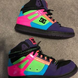 Dc neon sneakers 7.5